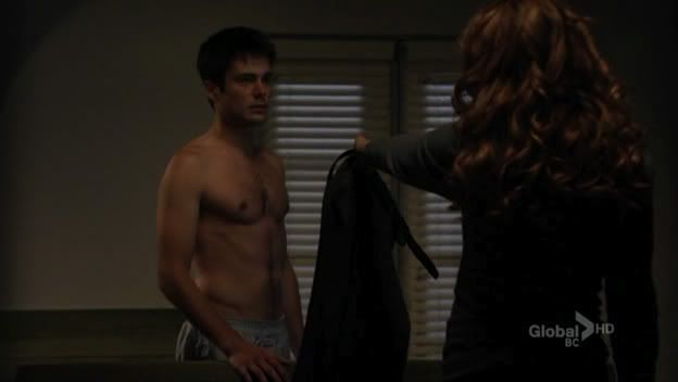 American actor Matt Long being shirtless and 