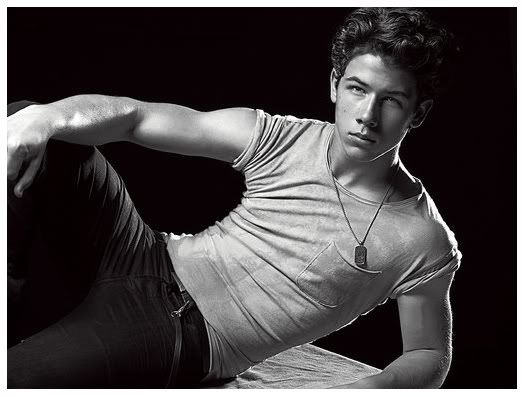And Nick Jonas plus the tightest T shirt ever
