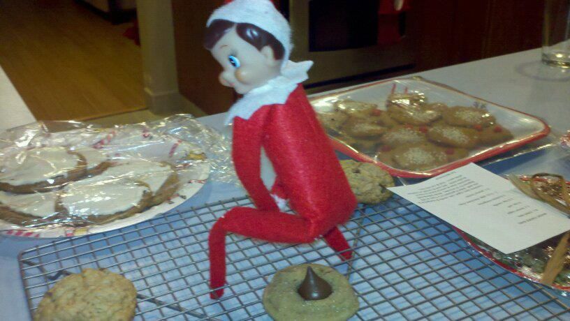 Bad Elf Cookie, How Hershey Kiss Christmas Cookies are made