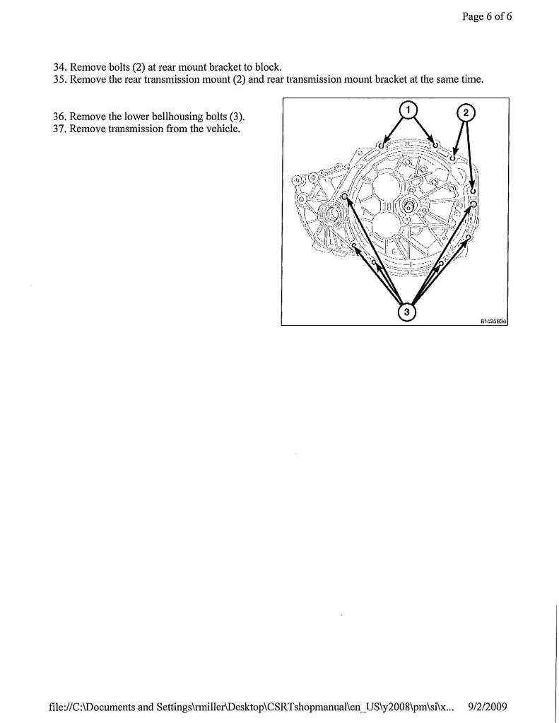 HOW TO install clutch in Caliber srt4 Dodge Caliber Forums