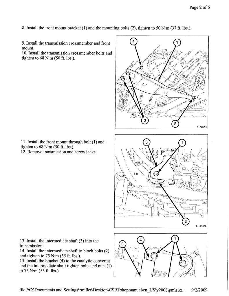 HOW TO install clutch in Caliber srt4 Dodge Caliber Forums