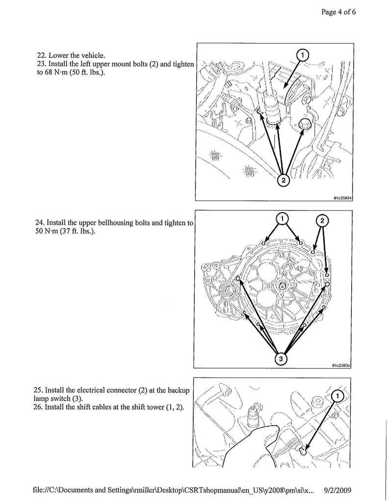 HOW TO install clutch in Caliber srt4 Dodge Caliber Forums