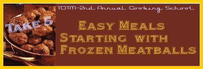 Recipes using frozen meatballs
