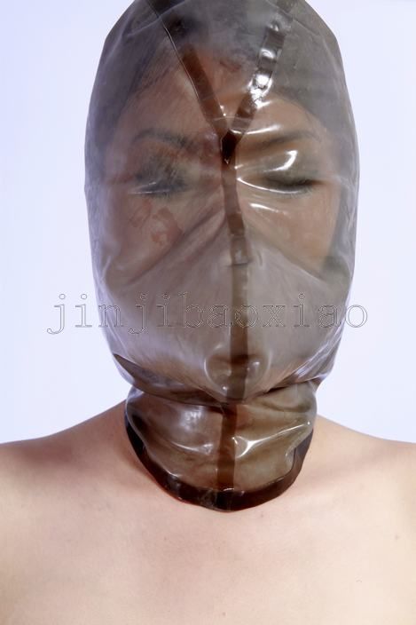 New 100 Latex Rubber Gummi Suffocation Mask Hood Zh Hoo006 Ebay