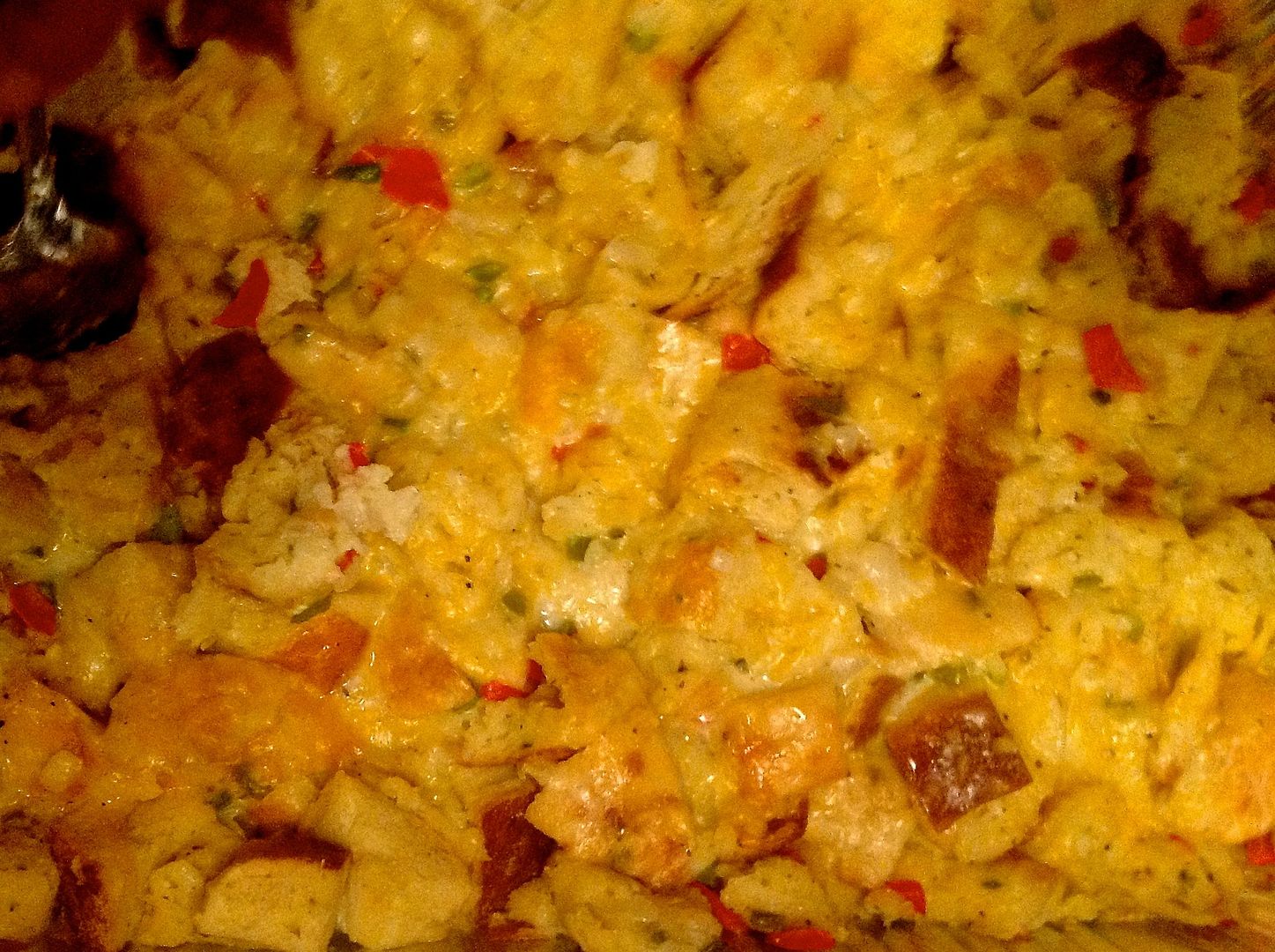 Savory Jalapeno Cheddar Bread Pudding