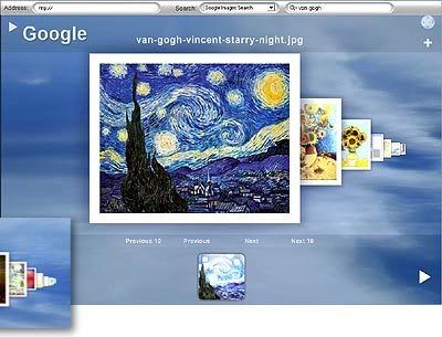 SpaceTime - search the web in 3D SpaceTime - search the web in 3D