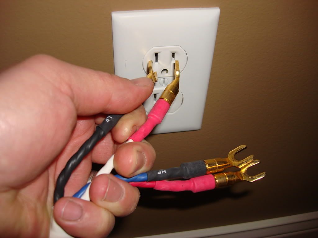 Speaker wire and electrical outlets AVS Forum