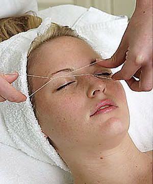 Eyebrow Stringing