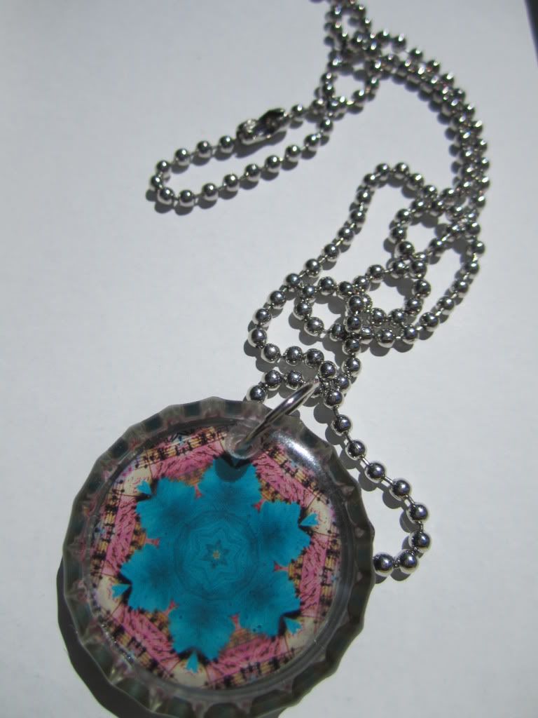 bottle cap necklace