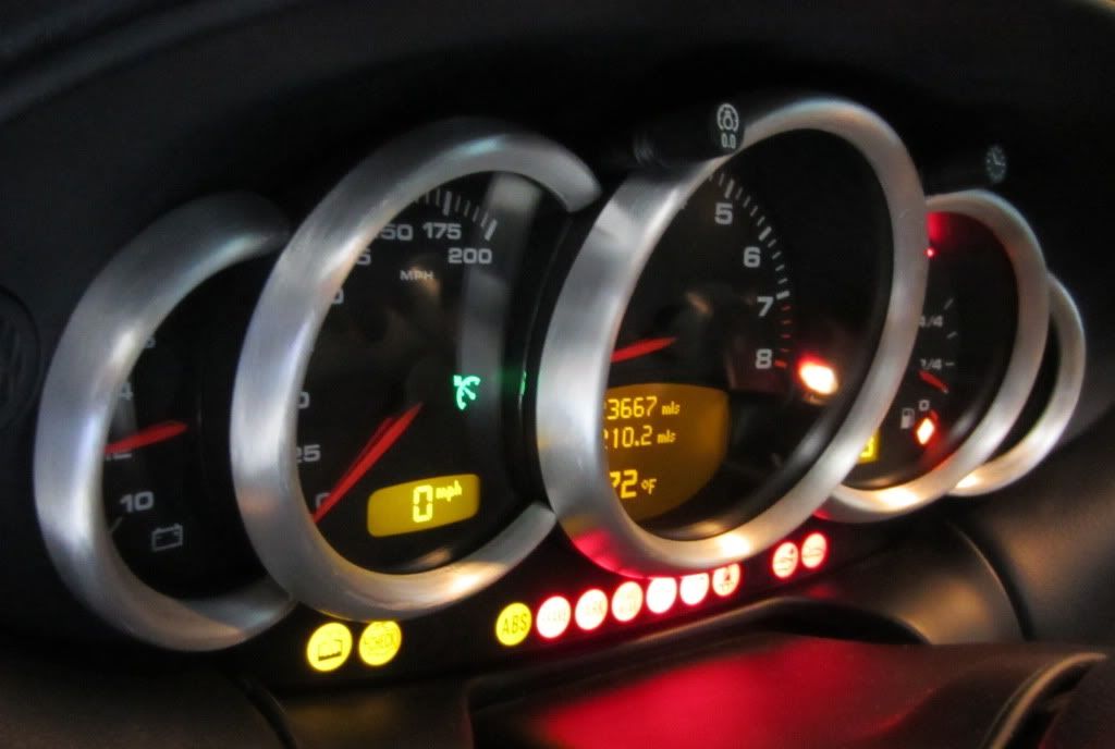Aluminum Gauge Rings and Dash trim Porsche Forum and