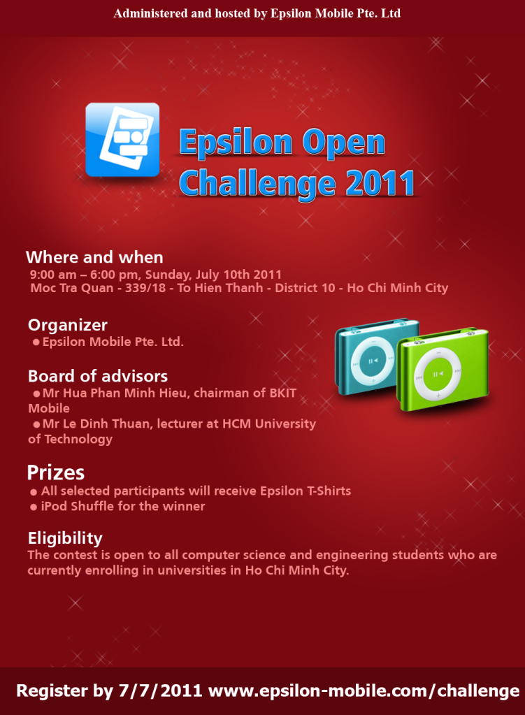 [Programming Contest] Epsilon Open Challenge 2011