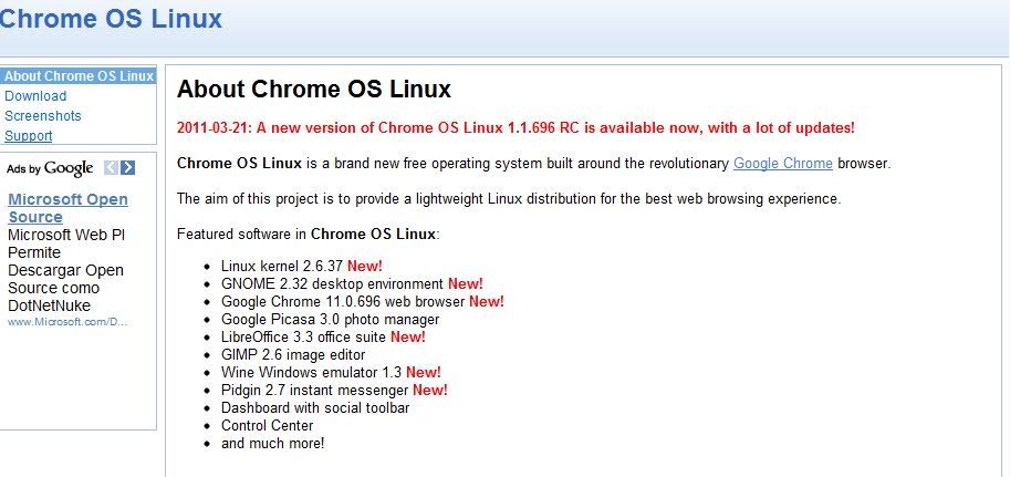 Chrome OS, pagina oficial + download Chrome OS, pagina oficial + download