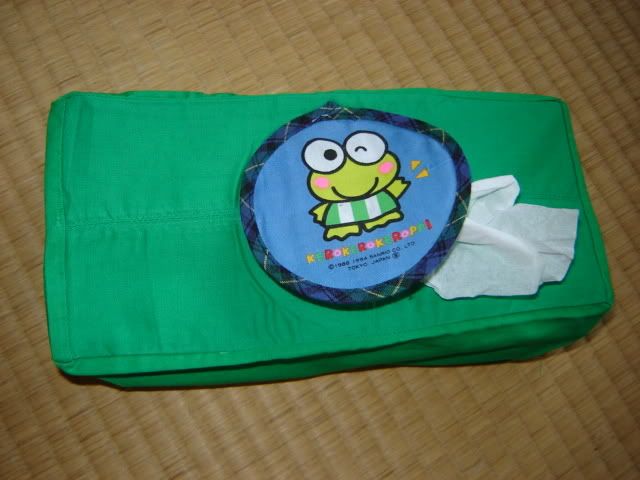 Sanrio Hello Kitty 1994 Keroppi Tissue Box Cover