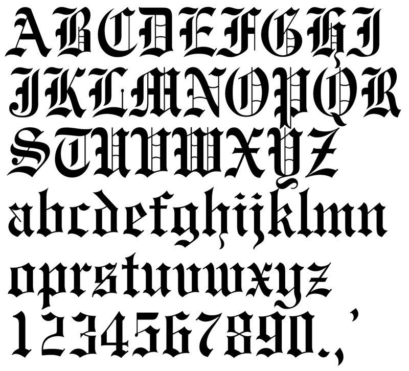 Old English Alphabetjpg Picture By Bp Princess 013 Photobucket 800x726px