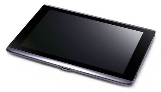 Acer ICONIA Tablet A500 3 New Acer Tablets running Sandy Bridge processors