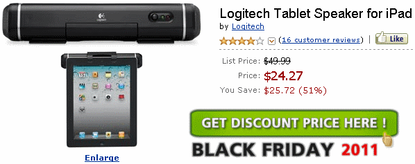 Logitech Tablet Speaker iPad