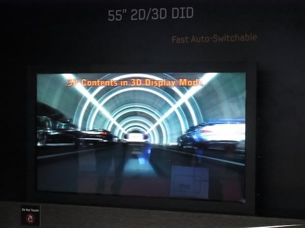 Samsung Glasses Free 3D TV Prototype