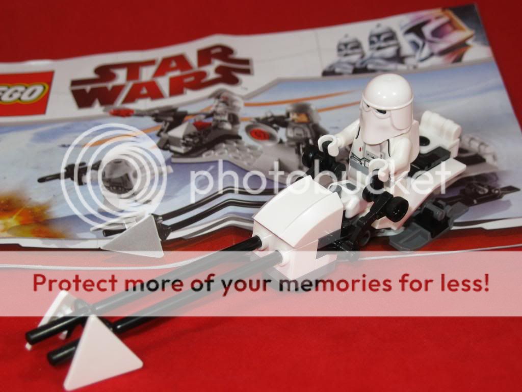 LEGO Star CLONE WARS 8084 SPEEDER BIKE Snowtrooper ARMY Troop TROOPER 