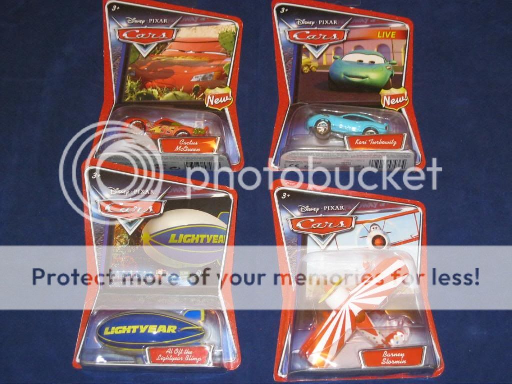 PIXAR CARS Lot (7) Original VINTAGE Collectible MOC HTF Ramone McQUEEN 