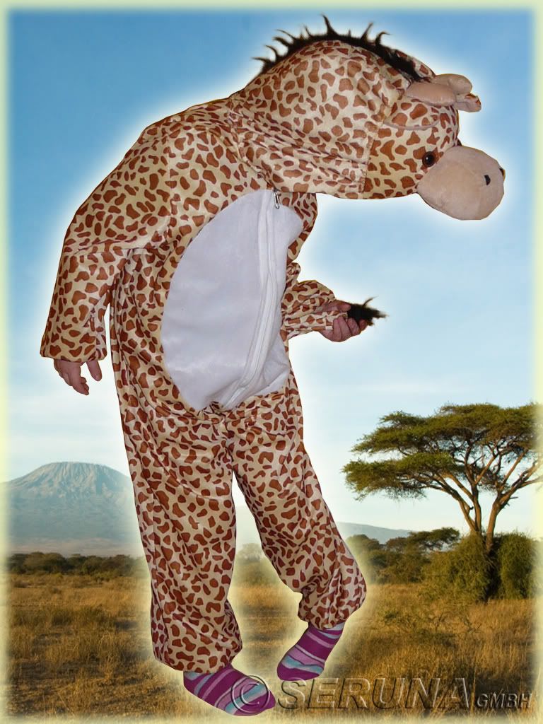 GIRAFFE BABY KOSTÜM KLEINKIND KOSTÜM FASCHING KINDER GIRAFFENKOSTÜM