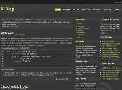 Dk Blog - Free Website Template Dk Blog - Free Website Template