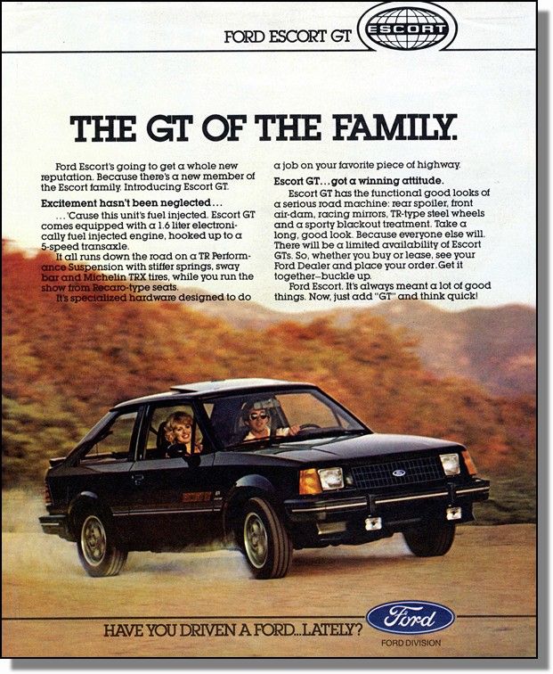 1982 Ford escort gt #3