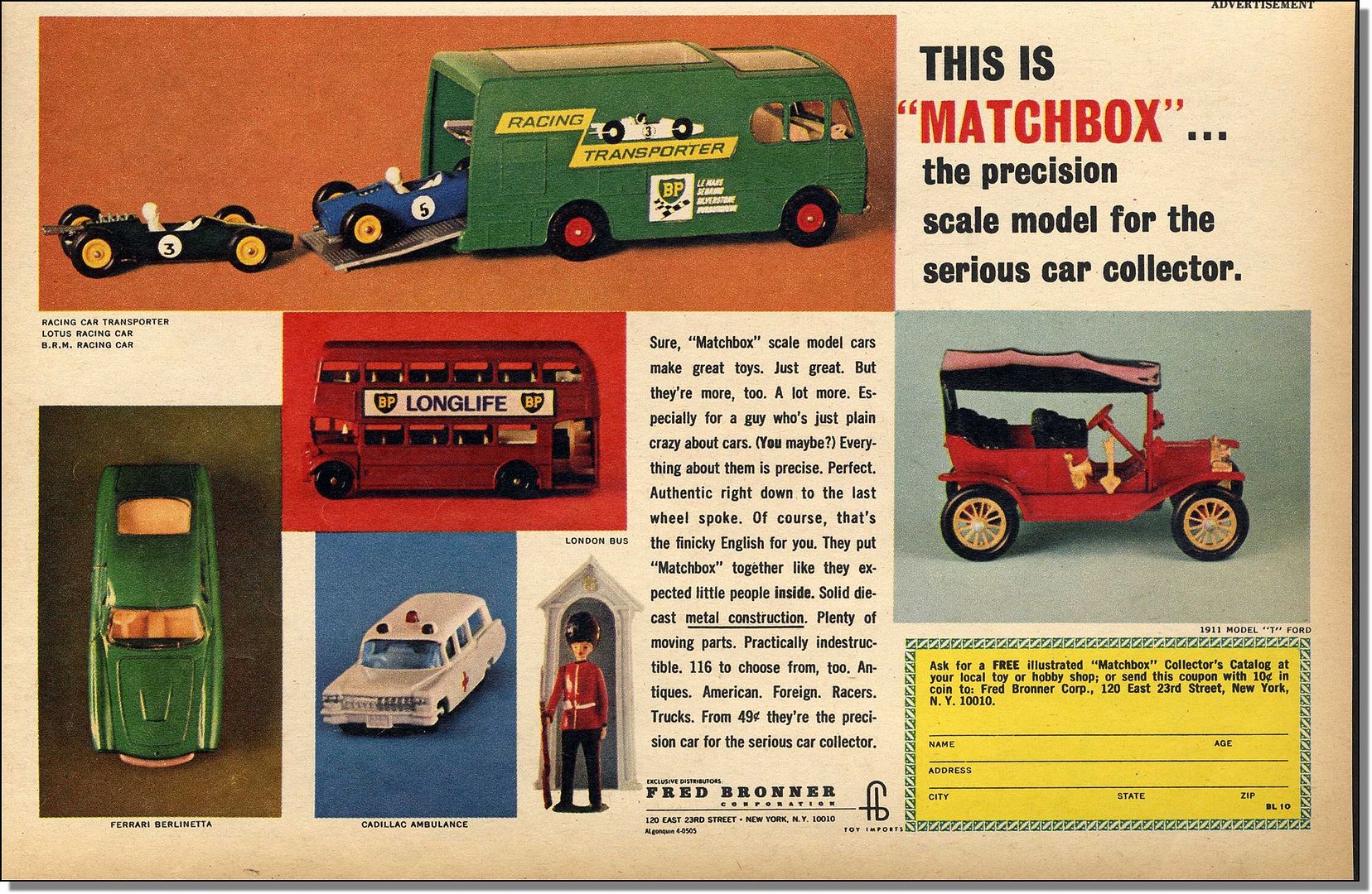 1965 matchbox cars