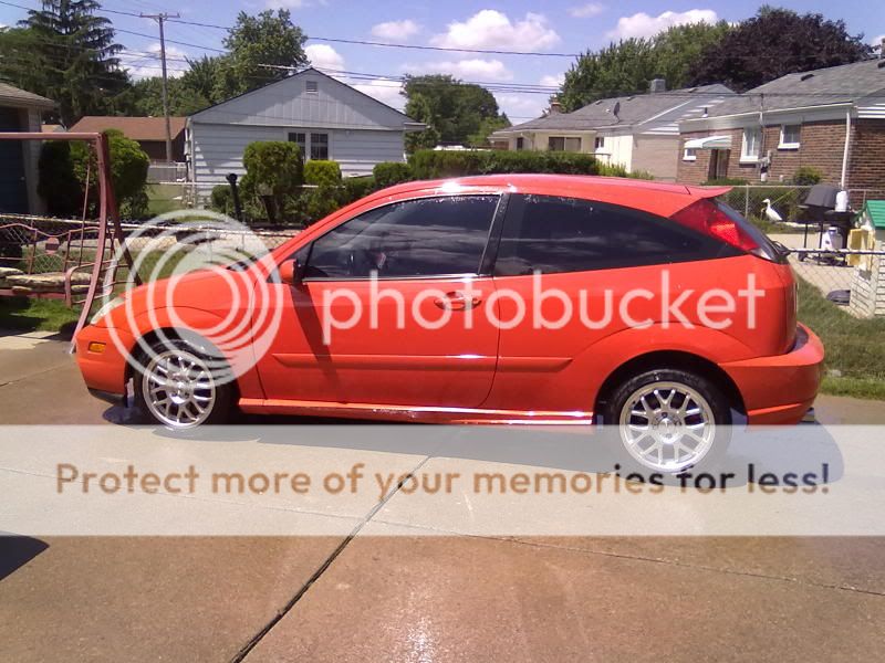 2003 Ford focus svt competition orange